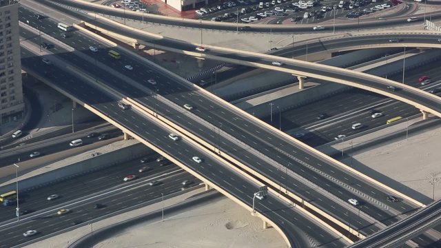 Dubai roundabout 