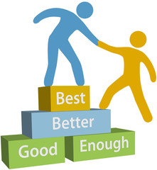 Help people good better best achievement