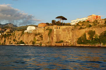 Fototapeta na wymiar Sorrento coast view