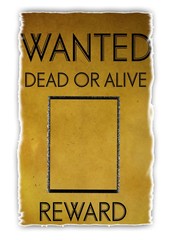 vintage wanted poster template