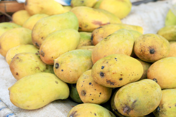 Ripe mango in the market