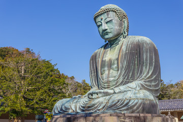 Obraz premium The Great Buddha at Kotokuin Temple in Kamakura
