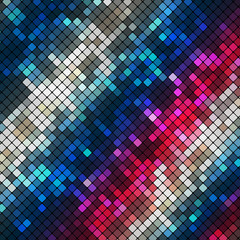 Abstract Geometrical Multicolored Background