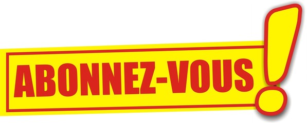 étiquette abonnez-vous
