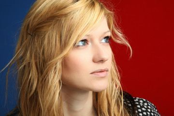 Fototapeta premium Attractive blonde girl