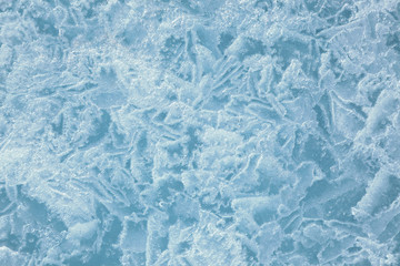 Texture of ice