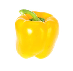 Colored Fresh Sweet Pepper Isolated on White Background