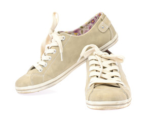 Women's Shoes Isolated on White Background