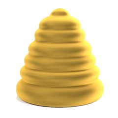 realistic 3d render of beehive