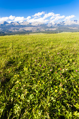 Fototapeta premium Western part of Vysoke Tatry (High Tatras), Slovakia
