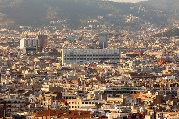 Panorama di Barcellona, Spagna