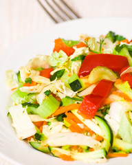 fresh vegetable salad