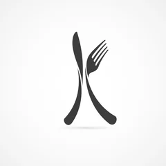 Fotobehang logo restaurant © M.studio