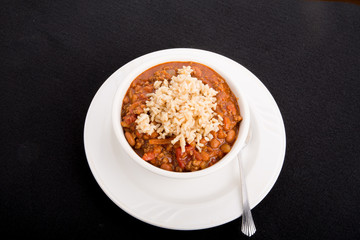 Chili Over Rice