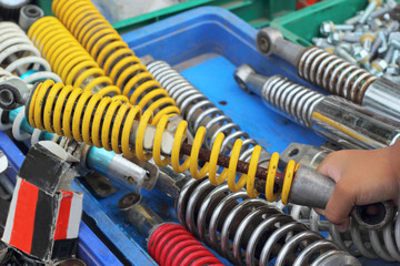 shock absorber car background texture