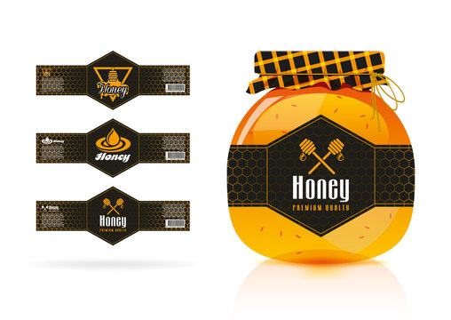 Honey banner - sticker design