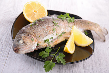 fish and lemon