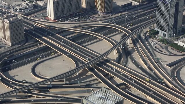 Dubai roundabout 