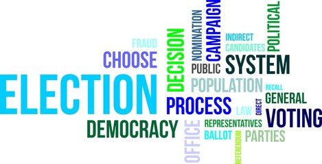 word cloud - election