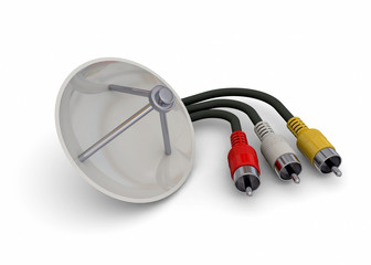 Broadcast TV Concept - 3D