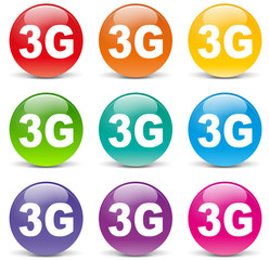 Vector 3g icons