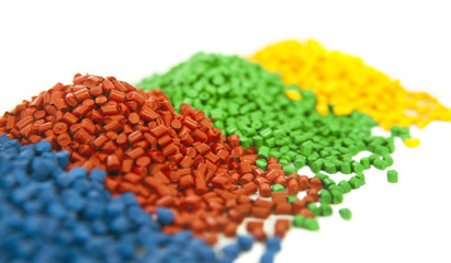 plastic polymer granules