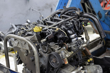 Obraz premium car engine repair shop