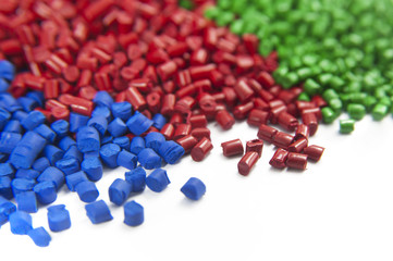 plastic polymer granules