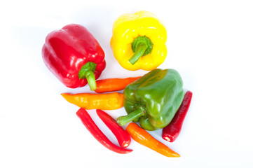Bell pepper Isolated