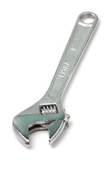 Adjustable Wrench or Spanner on a white background