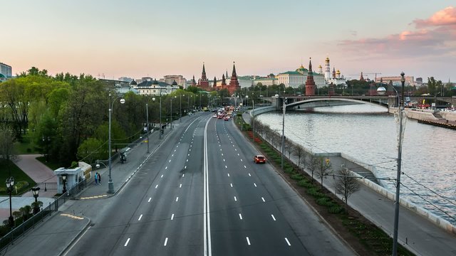 Moscow Kremlin, Timelapse Video, Russia