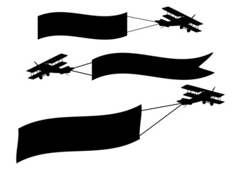 Airplanes with banners © norsob