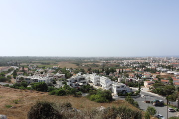 Fototapeta na wymiar Cypryjski krajobraz miasta