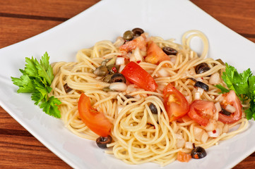 Pasta with vegetable