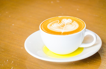 Latte coffee