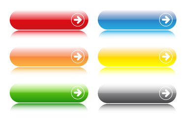 Obraz premium Glossy buttons bars