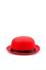 Red hat isolated white background