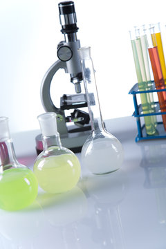 Workplace modern laboratory for molecular biology test