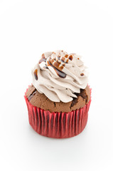 Cupcakes isolated on white background