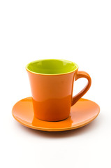 Isolated Orange mug