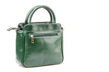 Handbag isolated white background