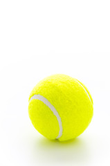 Tennis balls isolated on white