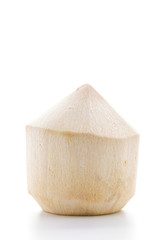 Coconut isolated on white