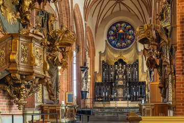 Fototapeta na wymiar Kościół św Mikołaja w Sztokholmie