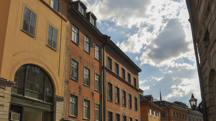 Fototapeta na wymiar Stockholm, Altstadt, Gamla Stan, Sommer, Schweden