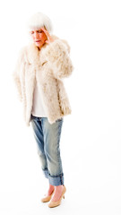 Obraz premium Senior woman suffering from headache