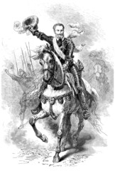 French King Henri IV riding - 16th century