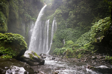 Air Terjun Tiu Kelep waterfall, Senaru, Lombok, Indonesia, South - 64630697