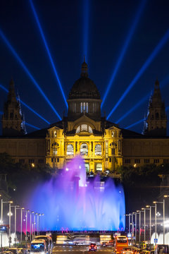 Fontana Magica e museo dell'arte catalana, Barcellona