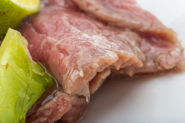 Beef carpaccio